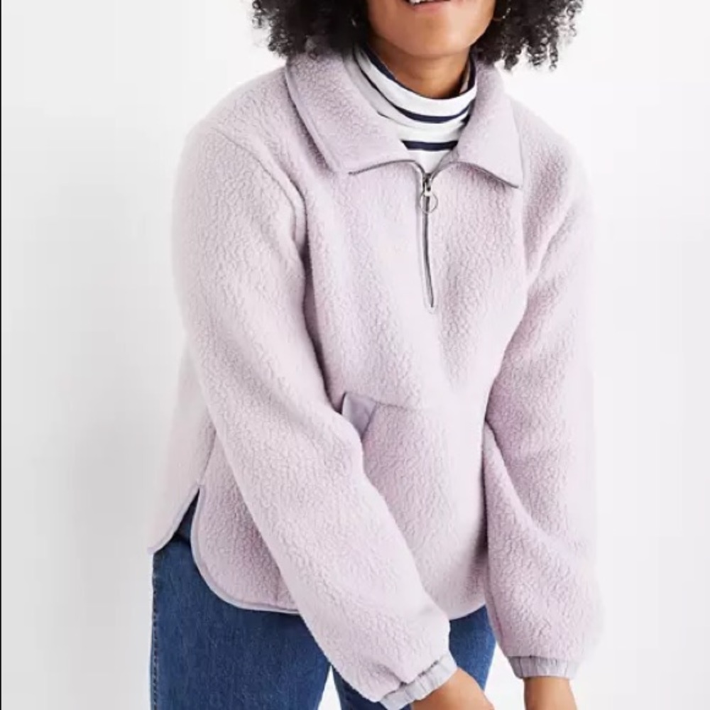 Madewell Polartec Fleece Popover Jacket